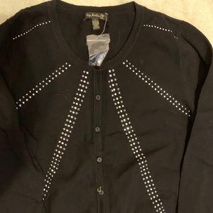 Top Knits Studded Cardigan